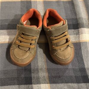 pediped Brown and Orange Kids Sneakers